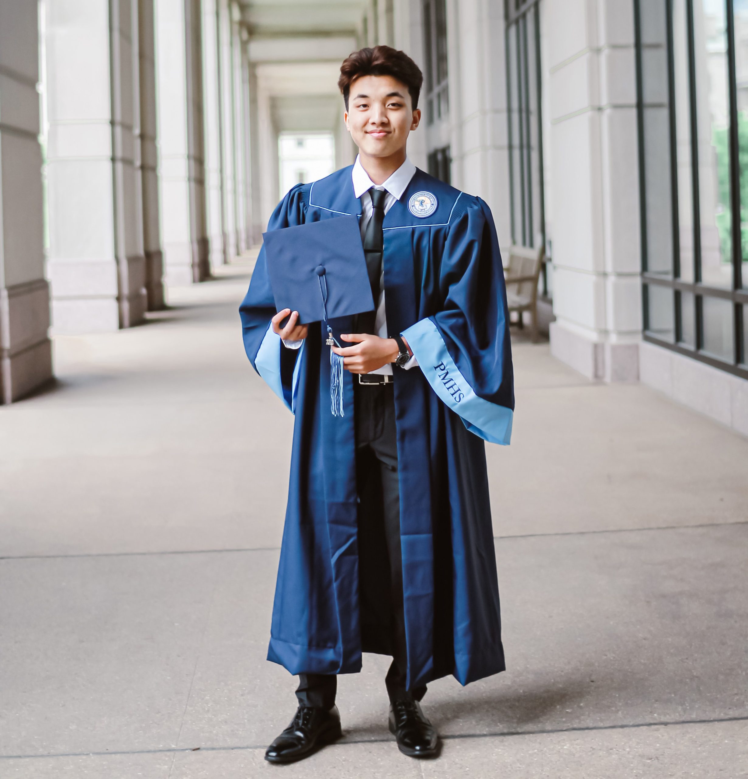 happy student graduating